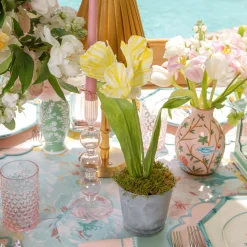 Mrs. Alice Handpainted Yellow Tulip< Year-round Decorations | Forever Blooms