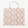 Mrs. Alice Tote Bag (Pink Ikat)< Mrs. Alice Tote Bags | For Her