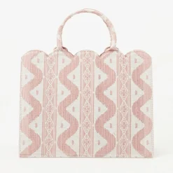 Mrs. Alice Tote Bag (Pink Ikat)< Mrs. Alice Tote Bags | For Her