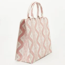 Mrs. Alice Tote Bag (Pink Ikat)< Mrs. Alice Tote Bags | For Her