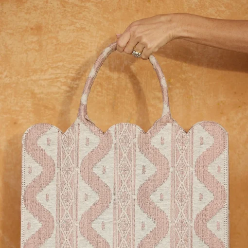 Mrs. Alice Tote Bag (Pink Ikat)< Mrs. Alice Tote Bags | For Her