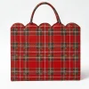 Mrs. Alice Tote Bag (Red Tartan)< Mrs. Alice Tote Bags