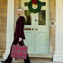Mrs. Alice Tote Bag (Red Tartan)< Mrs. Alice Tote Bags