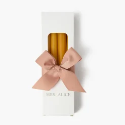 Mrs. Alice Mustard Candles (Set of 8)< Summer Candleware | Candles