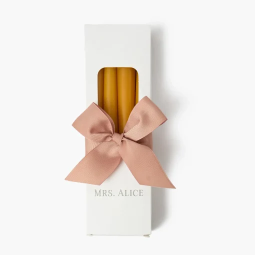 Mrs. Alice Mustard Candles (Set of 8)< Summer Candleware | Candles