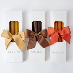 Mrs. Alice Mustard Candles (Set of 8)< Summer Candleware | Candles