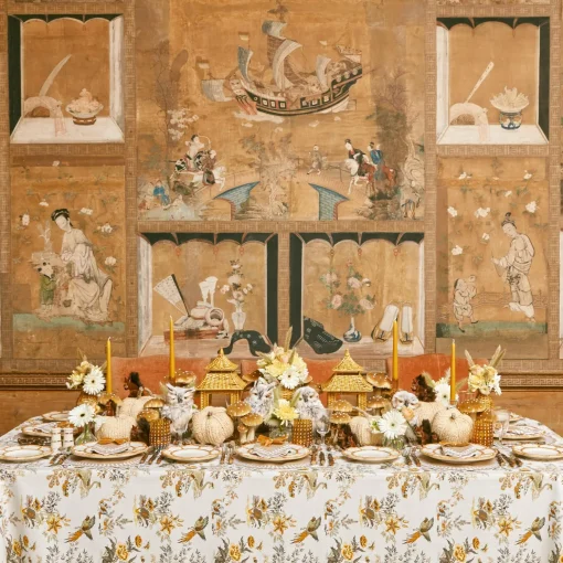 Mrs. Alice Mustard Velvet Napkin Bows (Set of 4)< Napkin Rings & Bows