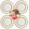 Mrs. Alice Nancy Bamboo Dinner & Starter Plates (Set of 8)< Summer Crockery | Crockery Sets