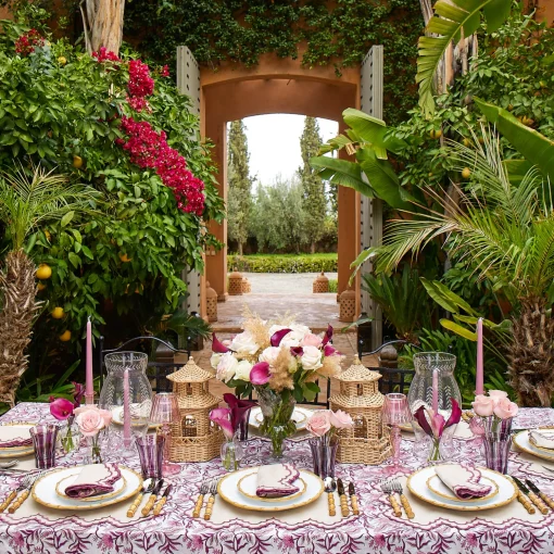Mrs. Alice Nancy Bamboo Dinner & Starter Plates (Set of 8)< Summer Crockery | Crockery Sets