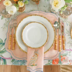 Mrs. Alice Nancy Bamboo Dinner Plate (Set of 4)< Summer Crockery | Dinner Plates