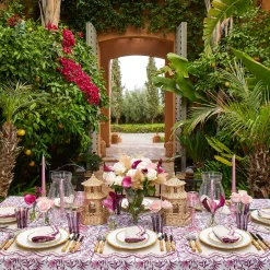 Mrs. Alice Nancy Bamboo Dinner Plate (Set of 4)< Summer Crockery | Dinner Plates