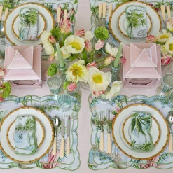 Mrs. Alice Nancy Bamboo Dinner Plate (Set of 4)< Summer Crockery | Dinner Plates