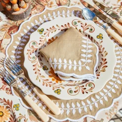 Mrs. Alice Natural Laurel Placemats & Napkins Set (Set of 4)< Table Linen Sets | For Her