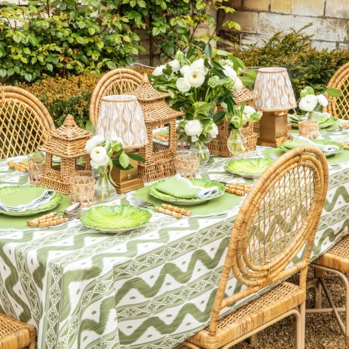 Mrs. Alice Natural Rattan Pagoda Lantern Set< Year-round Decorations | Spring Decorations