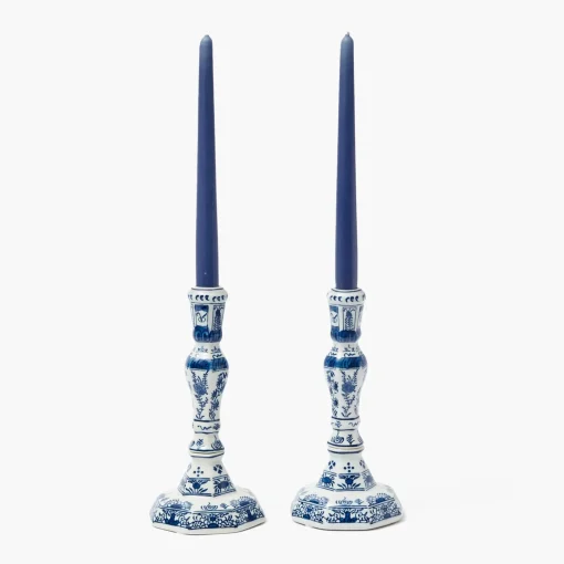 Mrs. Alice Navy Candles (Set of 8)< Summer Candleware