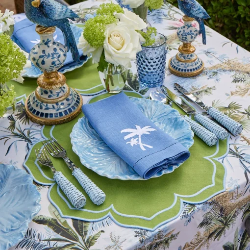 Mrs. Alice Navy Hobnail Glasses & Jug Set< Glassware Sets | For The Homemaker