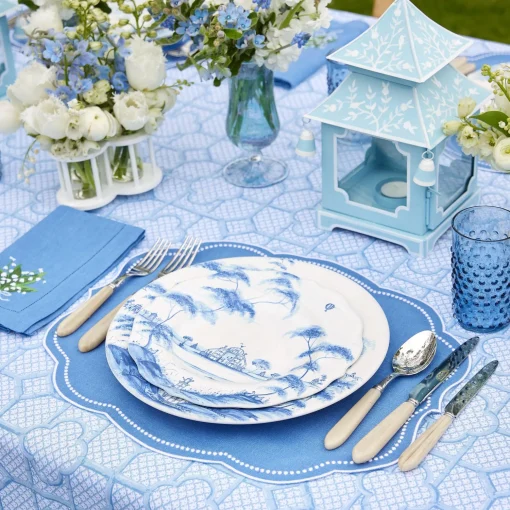 Mrs. Alice Navy Hobnail Glasses & Jug Set< Glassware Sets | For The Homemaker