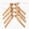 Mrs. Alice Oat Velvet Bow (Set of 4) - 20cm< Napkin Rings & Bows