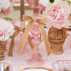 Mrs. Alice Oat Velvet Bow (Set of 4) - 20cm< Napkin Rings & Bows