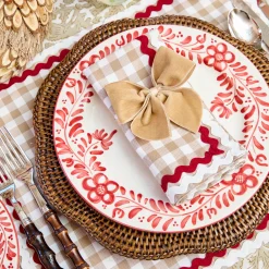 Mrs. Alice Oat Velvet Napkin Bows (Set of 4)< Napkin Rings & Bows
