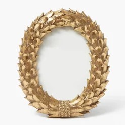 Mrs. Alice Odette Oval Gold Photo Frame - 5"x7"< For Her | For The Millenial
