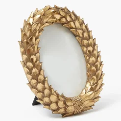 Mrs. Alice Odette Oval Gold Photo Frame - 5"x7"< For Her | For The Millenial