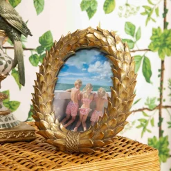 Mrs. Alice Odette Oval Gold Photo Frame - 5"x7"< For Her | For The Millenial