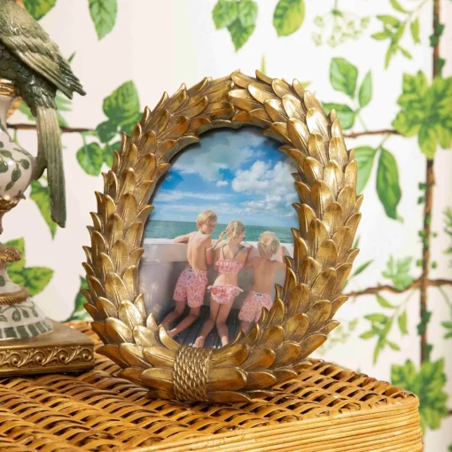 Mrs. Alice Odette Oval Gold Photo Frame - 5"x7"< For Her | For The Millenial