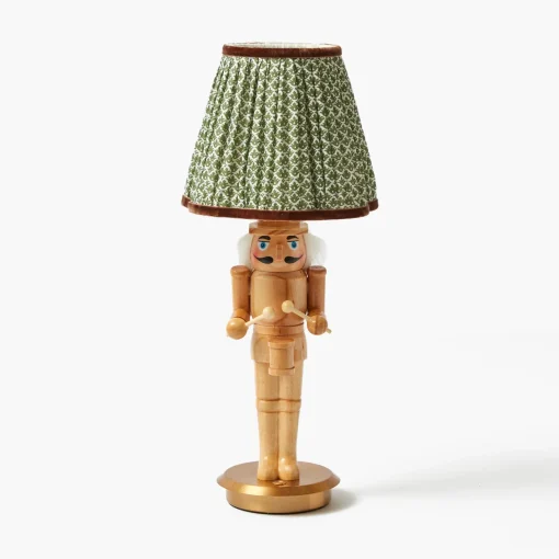 Mrs. Alice Olive & Chocolate Lotus Lampshade (18cm)< Lampshades