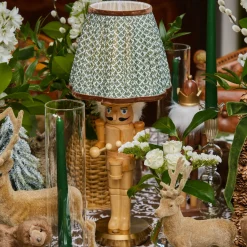 Mrs. Alice Olive & Chocolate Lotus Lampshade (18cm)< Lampshades