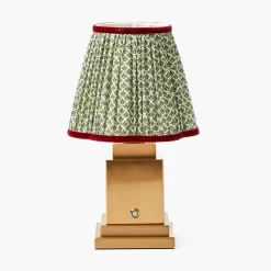 Mrs. Alice Olive & Red Lotus Lampshade (18cm)< Lampshades