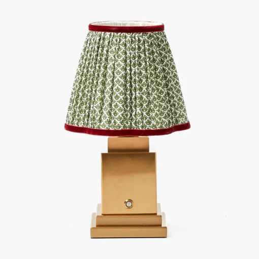 Mrs. Alice Olive & Red Lotus Lampshade (18cm)< Lampshades
