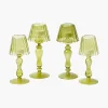 Mrs. Alice Olive Glass Lantern Tea Light Holder Set< Summer Glassware | Summer Candleware