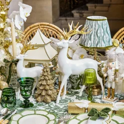 Mrs. Alice Olive Glass Lantern Tea Light Holder Set< Summer Glassware | Summer Candleware