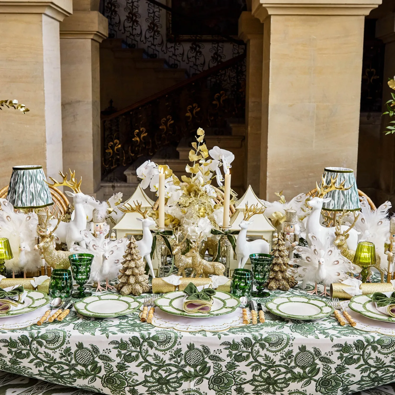 Mrs. Alice Olive Glass Lantern Tea Light Holder Set< Summer Glassware | Summer Candleware