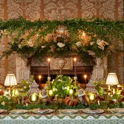 Mrs. Alice Olive Glass Lantern Tea Light Holder Set< Summer Glassware | Summer Candleware