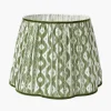 Mrs. Alice Olive Green Ikat Lampshade (40cm)< Lampshades