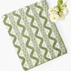 Mrs. Alice Olive Green Ikat Tablecloth< Tablecloths | For The Hostess