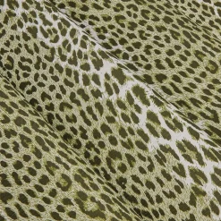 Mrs. Alice Olive Green Leopard Fabric< Serena Fresson Fabrics