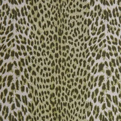 Mrs. Alice Olive Green Leopard Fabric< Serena Fresson Fabrics