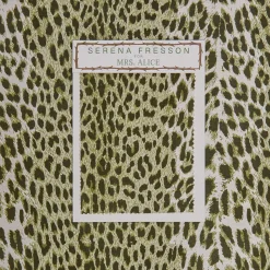 Mrs. Alice Olive Green Leopard Fabric< Serena Fresson Fabrics