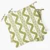 Mrs. Alice Olive Ikat Seat Pad Cushion< Cushions