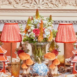 Mrs. Alice Orange Lotus Lampshade (18cm)< Lampshades