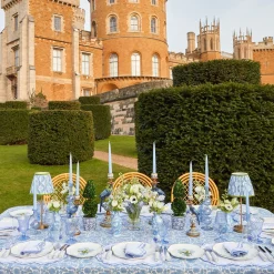 Mrs. Alice Pale Blue Hand Painted Tole Bud Vases (Set of 3)< Vases | Vases & Planters