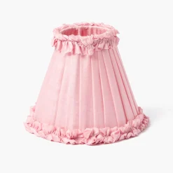 Mrs. Alice Pale Pink Silk Frilled Lampshade (18cm)< Lampshades