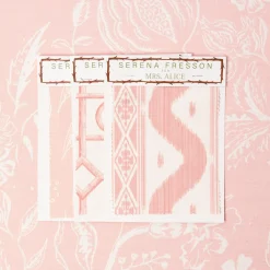 Mrs. Alice Palm Beach Pink Chelsea Square Fabric< Serena Fresson Fabrics
