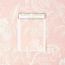 Mrs. Alice Palm Beach Pink Chelsea Square Fabric< Serena Fresson Fabrics