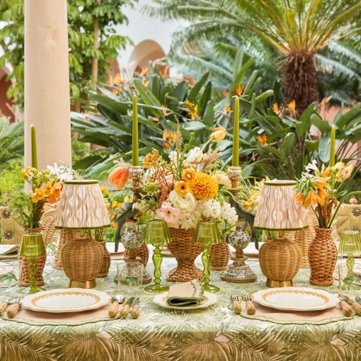 Mrs. Alice Palm Tree Glasses (Set of 4)< Summer Glassware | Glasses