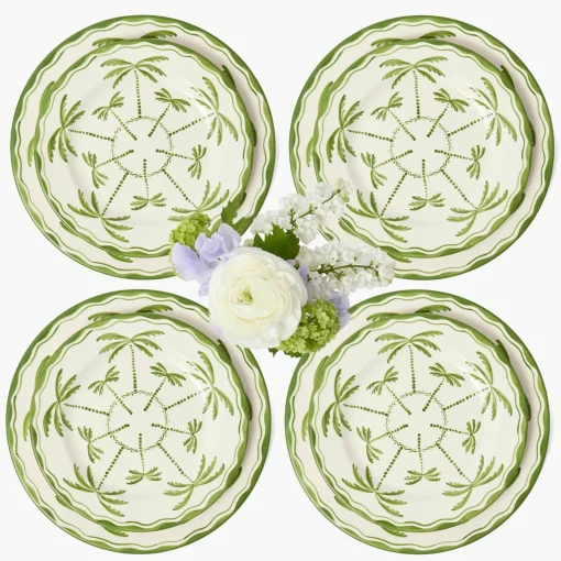 Mrs. Alice Palmera Dinner & Starter Plates (Set of 8)< Summer Crockery | Crockery Sets