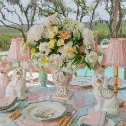 Mrs. Alice Patricia Blue Bamboo Starter Plate< Summer Crockery | Starter Plates
